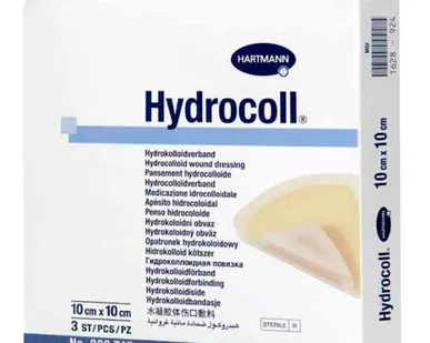 фото HYDROCOLL (9007422) Гидроколлоидные повязки: 7,5 х 7,5 см; 10 шт.