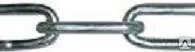 Фото №0 Цепь 4мм сварная длиннозвенная, цинк DIN 763/5685С