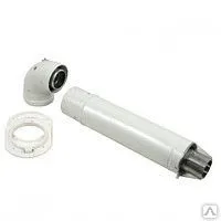 Фото №0 Коаксиальный горизонтальный дымоход DN 60/100 L=810 мм