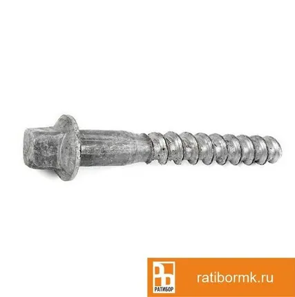 Фото №0 Шуруп путевой 2.24х230.01.9 ГОСТ 809-2020