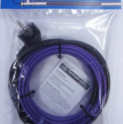 Фото №0 Секция кабельная нагревательная в трубу 51 метр Обогрев Люкс Lite
в