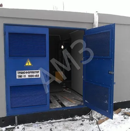 Фото №0 Надземный корпус подстанции БКТП с фундаментным блоком