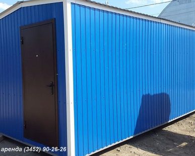 фото Аренда бытовки эконом 6х2,5 (жилая), (отделка OSB) Уват 2-3 мес.