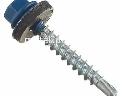 фото Саморез кровельный синий 4,8x29 ral 5005 (упаковка) 250 шт