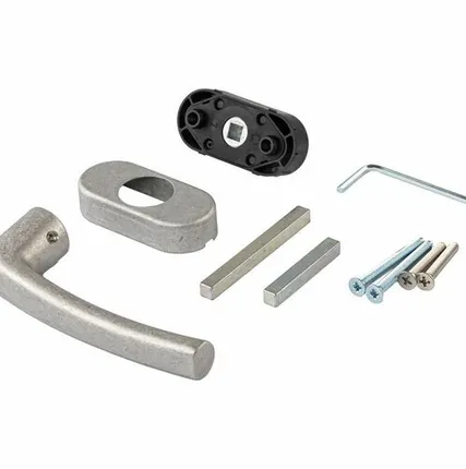 Фото №0 Ручка оконная Rotoline, M5x35/M5x50, 90° неокрашенная