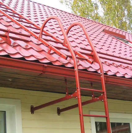 Фото №0 Кронштейн к крыше для лестницы (Borge) (Окрашеный)