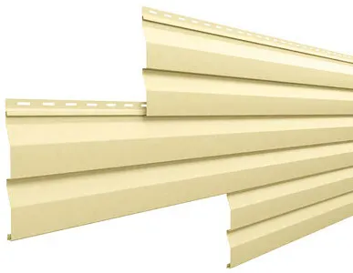 фото Металлический сайдинг КОРАБЕЛЬНАЯ ДОСКА - 3000, 0.45_(Полиэстер, RAL 1014 (Слоновая кость)