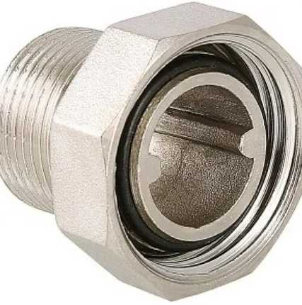Фото №0 Сгон резьбовой VALTEC 1/2" с накидной гайкой латунь