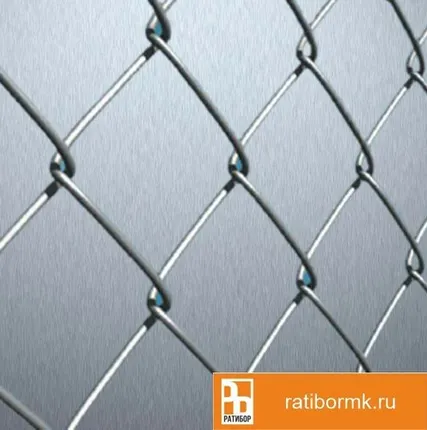 Фото №0 Сетка Рабица оцинкованная 50х50х3 мм в рулоне 1,5х10 м