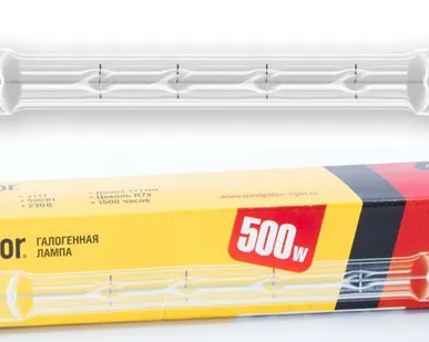 фото Лампа галогенная КГ-500вт 220в R7S 118мм, Китай