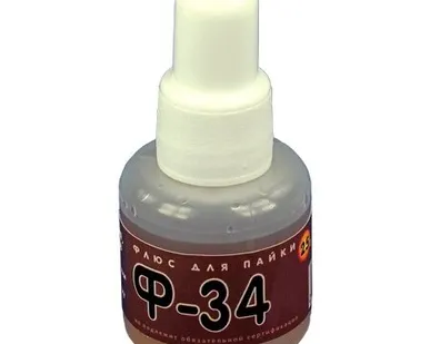 фото Ф-34 флюс для пайки алюминия 25мл
