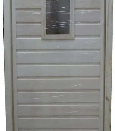 Фото №0 Дверь (липа) со стеклом 1800 х 700 (с коробкой) сорт А