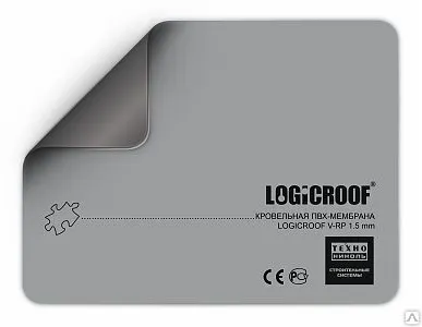 фото ПВХ мембрана ПВХ Logicroof V-RP 1.2 мембрана серая 2.05*25 м, ЕКН035