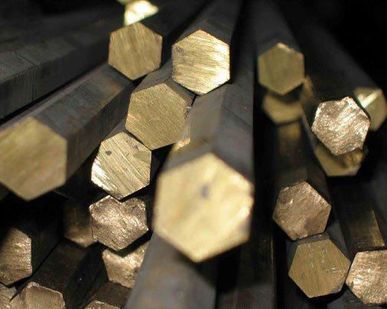 фото Шестигранник латунный ЛС59-1; S=22-46мм.