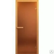 фото Дверь для сауны 190*70Дверь для сауны 190*70 бронза матовая две петли