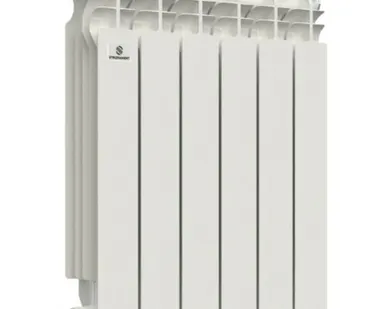 фото Радиатор алюминиевый "STRIZHAMENT" 500/100 ЭКСТРА 6 секций