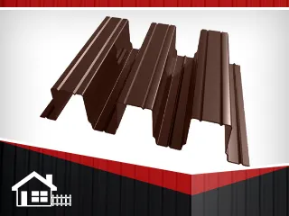 фото Профнастил Н-114 RAL 8017