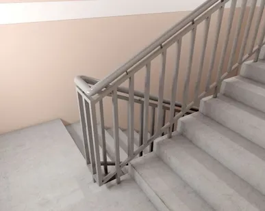 фото Лестничное ограждение ПРО/ММ-1