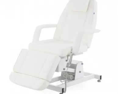 фото Косметологическое кресло с электроприводом ММКК-1 (КО-171Д-03), цвет белый MedMos