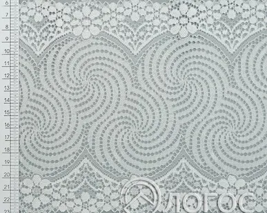 фото Кружево стрейч гипюр арт. 20097 180 мм, белый