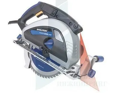 фото Многоцелевая циркулярная пила по металлу ручная Evolution 230 HDX