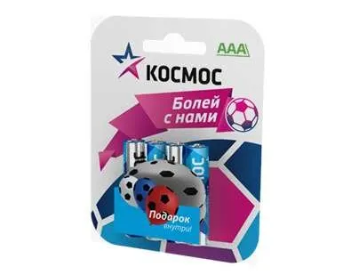 фото Элемент питания алкалиновый LR LR03 BP-4 (блист.4шт) Космос KOCLR034BL_classic