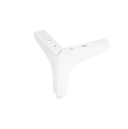 Фото №0 Опора меб. мет. h100 угловая белый AKS