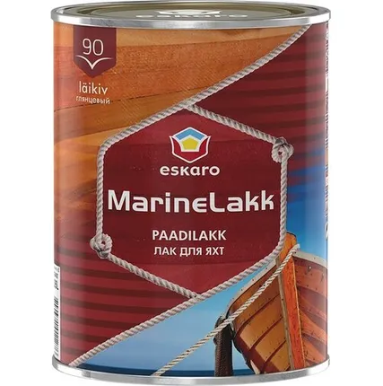 Фото №0 Лак ESKARO Лак для отделки панелей яхт ESKARO Marine lakk 90 0,95 л глянцевый