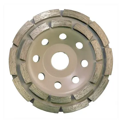 Фото №0 Чашка алмазная шлифовальная TeamDiamond Pro STANDARD 125мм 2-х рядная (601251)