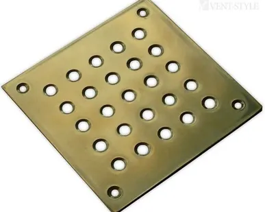 фото Решетки напольные 150x150 из латуни
