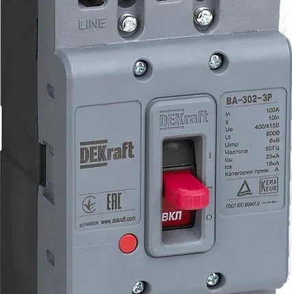 Фото №0 Выключатель автоматический 3п 40А 25кА ВА-302 SchE 22745DEK