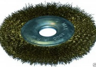 фото Щетка-крацовка торцевая "888" 100мм для болгарки 15шт/уп