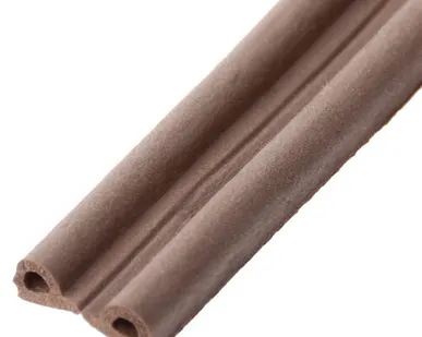 фото Уплотнитель двухполосный Tytan Professional для окон и дверей P100 (9ммx5,5мм) коричневый