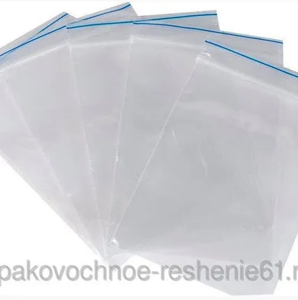 Фото №0 Пакет с замком 12х17 см 45 мкмх100шт/упакх7000шт/кор