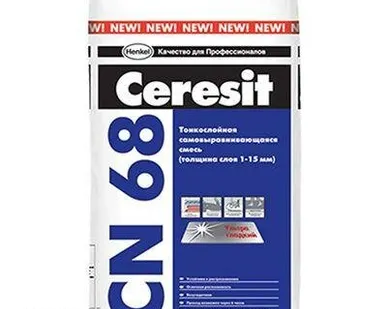 фото Смесь самовыравнивающаяся Церезит CN-68/25 кг