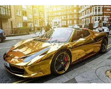 фото Пленка Золотой хром Nippon Star Metal 0,92