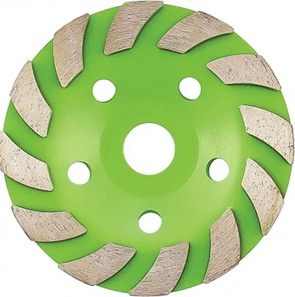 Фото №0 Чашка алмазная зачистная 125мм, турбо-сегментная (72957) (СИБРТЕХ)