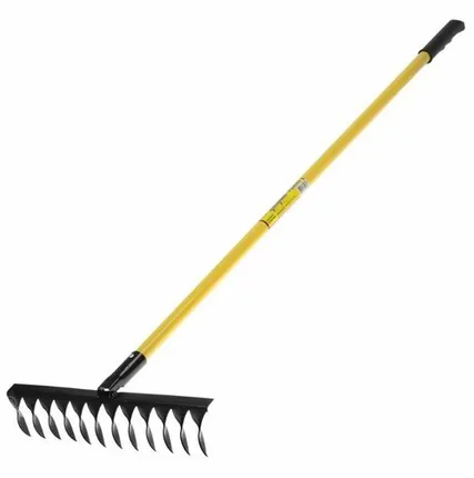 Фото №0 Грабли витые 12 зубьев с черенком ГВ-12 (Усадьба Люкс)