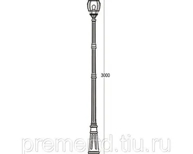 фото Светильник на алюминиевой опоре Вена FVNM-07