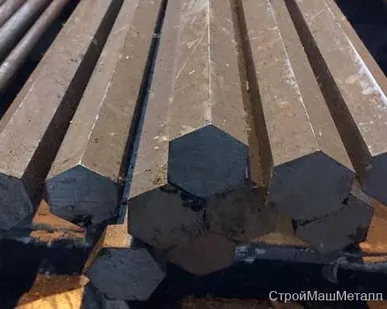 фото Шестигранник калиброванный 50 мм ст 09г2с ГОСТ 8560