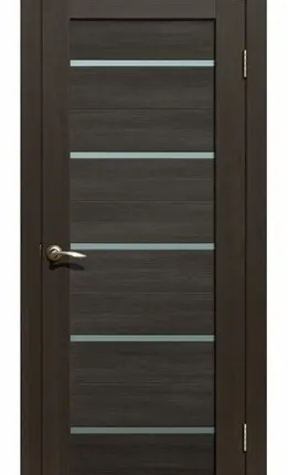 Фото №0 Дверь межкомнатная 206 (La Stella) стекло матовое, экошпон, Дуб Мокко 2000х600мм