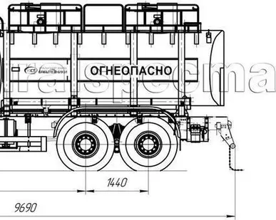 фото АТЗ-19, 2-секции Урал 63701-1951