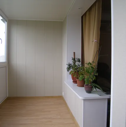 Фото №0 Отделка балкона фасадная