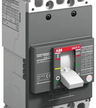 Фото №0 Выключатель автоматический 3п A1C 125 TMF 125-1250 3p F F ABB 1SDA070312R1