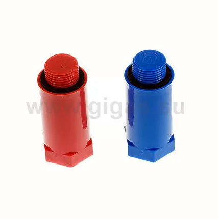 Фото №0 Комплект длинных полипропиленовых пробок с резьбой 1/2&#39;&#39; Valtec