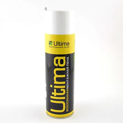 Фото №0 Пена монтажная бытовая ULTIMA, 340 мл, всесезонная