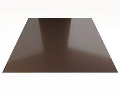 фото Плоский лист полиэстер 1250х0,45 RAL 8017 шоколад