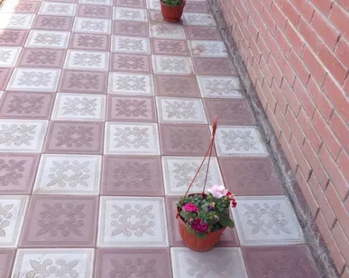 фото Плитка тротуарная "Краковская" 300х300х25 мм, 11 шт./м2