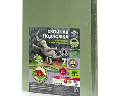 фото Подложка хвойная Steico 4мм 790*590мм 15шт (7м2)