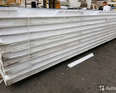 фото Сэндвич панели пенополистерол 120 мм, 6,39 м